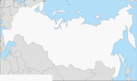 Map of Russia blank map