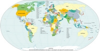 world map spanish