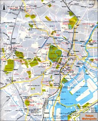 Large map of Tokyo