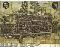 Historical Map of Utrecht in 1652